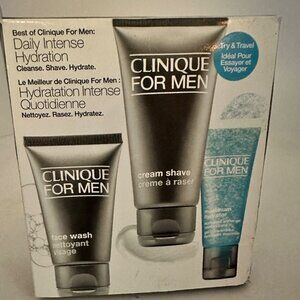 Clinique For Men Daily Intense Hydration Face Wash Cream Shave & Maximum Hydrato